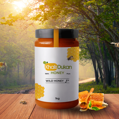 ✅𝗪𝗶𝗹𝗱 𝗛𝗼𝗻𝗲𝘆 (1kg) – Small Bee / جنگلی چھوٹی مکھی کا خالص شہد